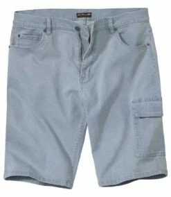 Jeans-Bermuda Im Cargo-Stil