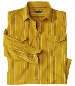 Gestreiftes Flanellhemd -ATLAS FOR MEN Verkäufe e85d6bd4bc2b6b229bea2e8e028eb78c