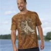 T-Shirt Tiger Im Batik-Look -ATLAS FOR MEN Verkäufe ed63d76848bab76926b9a4ea58c93064