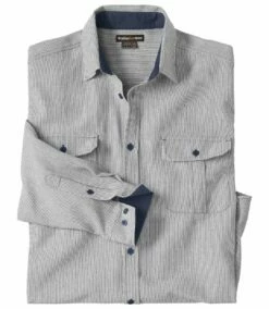 Baumwollhemd Mit Modischem Streifenmuster -ATLAS FOR MEN Verkäufe ede2f1c17361c27f39e9fdc1b98a8558