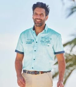 Popelin-Hemd Mit Nautischen Motiven -ATLAS FOR MEN Verkäufe f4d53e69108e0b3514692e106ae3291e