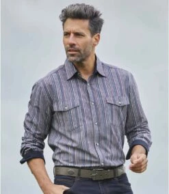 Gestreiftes Popelinhemd Atlas(R)