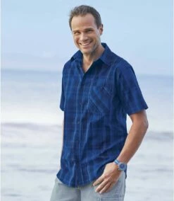 Kariertes Hemd Stretch Komfort -ATLAS FOR MEN Verkäufe fc6099cbc2091e99b66e0797966d2c3e