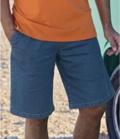 Bermuda Komfort Aus Leichtem Denim -ATLAS FOR MEN Verkäufe fe4c36ddc23fe48ffa69a66a54dfb51c